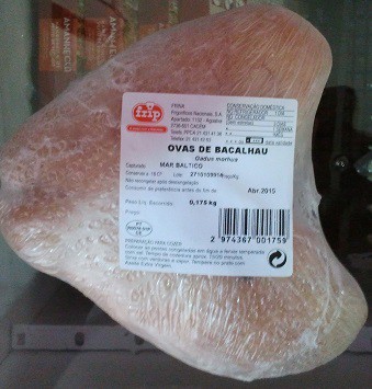 Ovas de Bacalhau (Higienizado)